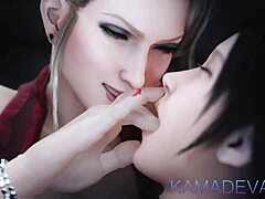 Femdom action in animated porn