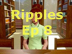 ripples 8, anime hentai with big tits and clothes ripped 😍