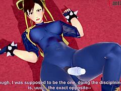 Chun-li får tillfredsställande offentligt sex