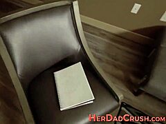 Blonde stepdaughter takes monster cock in pov fucking, cum in mouth hardcore taboo.