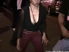 Amateur Teen Lesbians At University Party Finger Each Other