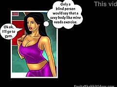 Savita Bhabhi in hot scenes