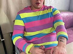 Horny college guy jacks off?