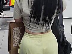 Bored stepcousin secretly records cute petite Colombian teen before engaging in passionate fucking session