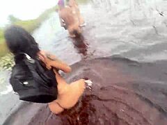 I went to party with my friends in Bahia's bayou.