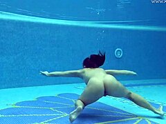 hot big ass euro milf sazan in underwater erotics