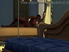 Demi, The Black Ebony Anime Girl, Masturbates In Hentai Cartoon