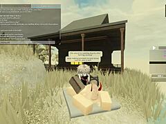 77 roblox porn with big ass blonde in missionary and doggystyle wet sex.