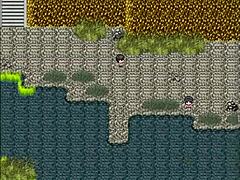 In Nympho Village Part 3, Cumming On Blonde's Thighs In Public Ranch 😏