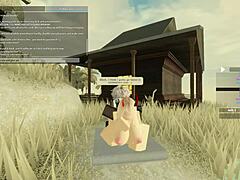 77 roblox porn with big ass blonde in missionary and doggystyle wet sex.