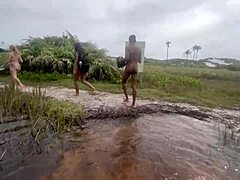 I went to party with my friends in Bahia's bayou.