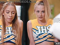 Will the coach fuck both cheerleaders' asses?