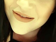 Up close with harmony reigns blue eyes and british accent