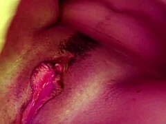 Brunette Girlfriend Submissively Masturbates Huge Natural Tits Until Cum