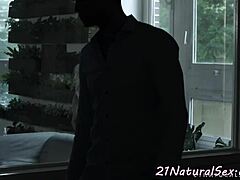 Cocksucking model gets doggystyled nicely