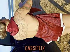 hey, this naughty christmas blonde mama noel, you giving up that ass as a gift?