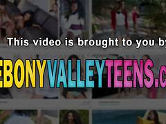 Ebony babes enjoy intimate moments together