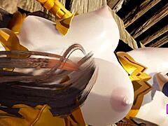 Wonder Woman Thanks Clark Kent with Her Body in 3D Porn