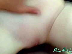 small slut step sister getting hardcore anal assfucking and cum on tits