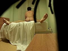 Steamy hotel scene with anal play