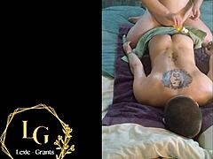 i feel so connected when my chubby european mother-in-law licks and swallows my cum in creampie