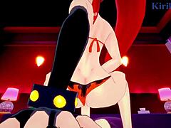 Yoko Littner has INTENSE SEX in Gurren Lagann Hentai