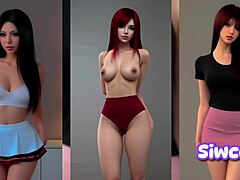 3D animated porn with anime babes