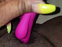 Up close wet pussy play toy kept dying, bbw amateur vibrator fun with hairy details.