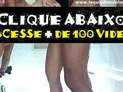 Brazilian barmaid Debora's anal show