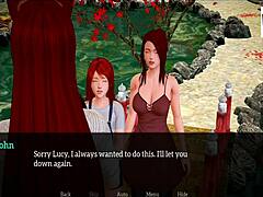 amateur hentai cartoon features big cock blowjob in my new family episode 95