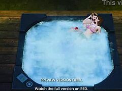 is peggy's affair naughty in this 3d hentai preview?