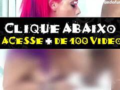 Brazilian barmaid Debora's anal show