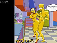 Fitness slut Marge gets pounded