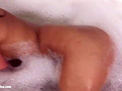 i watch the sensual lesbian scene in the bathtub with pussy fingering and muff diving by sapphix, it's so erotic