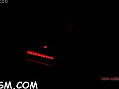 Look at this hot maid masturbating with toys in BDSM slave play!