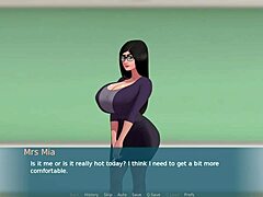 Stepmother's seductive hourglass figure and huge cock in Sexnote chap 52