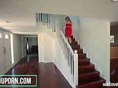 Step sis and bro having fun.