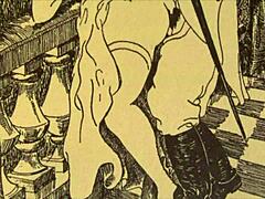 Vintage erotic art collection gallery