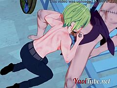 Cartoon porn with Zoro and Sanji