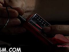 Look at this hot maid masturbating with toys in BDSM slave play!