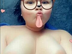 is this chubby milf dirty talking while fucking?