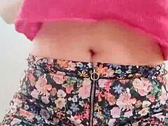 Teen Model Poses Big Natural Boobs with Moans - Depravedminx