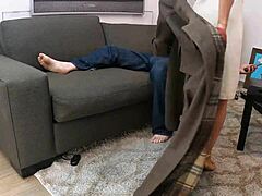 Lady Karma Vernon craves cock after a long day, gagging hard! 🍆