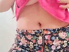 Teen Model Poses Big Natural Boobs with Moans - Depravedminx