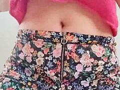 Teen Model Poses Big Natural Boobs with Moans - Depravedminx