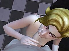 In the sims, he fucks his friend in this animated hentai scene with detailed 3d porn