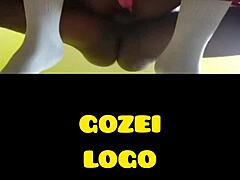 Two young guys at the gym eye this fat girl, then go home to fuck her shaved pussy hard 😏