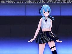 mmd r-18 suisei striptease by kiido