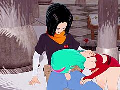 koikatsu bra c18 dragon ball have sex blowjob handjob and cumshot uncensored thereal3dstories 😘