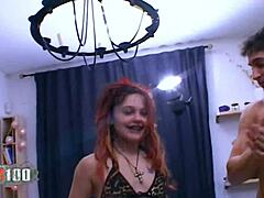 Alicya Enjoys Jorge Fernandez In Vintage Scene